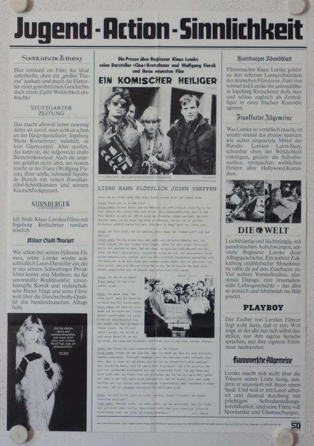 Ein komischer Heiliger originales deutsches Filmplakat